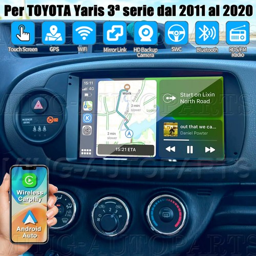 Carplay per toyota yaris 3ª - toyota,