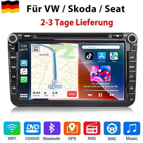 Per skoda seat android - vw/skoda/seat, 8"